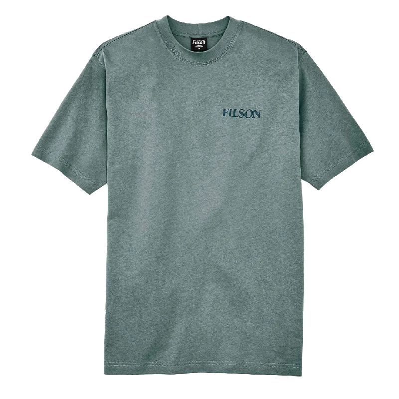 Men's Shirts with Belt LoopsFilson Frontier Graphic T-Shirt Balsam Green / Salmo