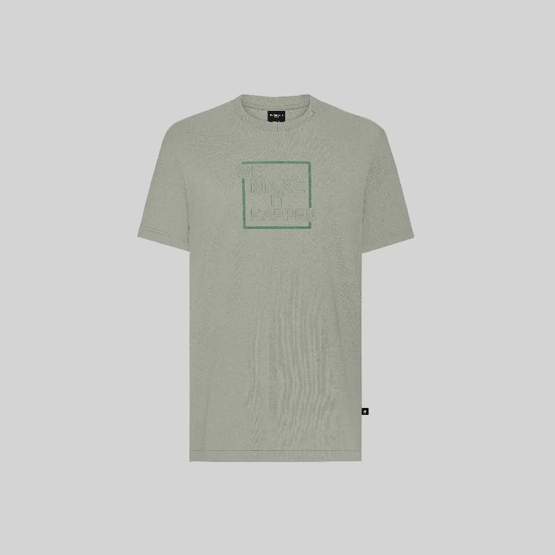 Men's Shirts with Mandarin CollarsNUVOLARI T-SHIRT SEA GRASS