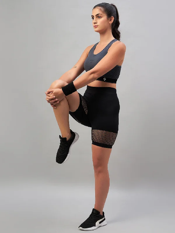 Men's Pants with Antimicrobial TreatmentSeamless Women Black Short with Mesh Structure Men's Pants with Antimicrobial TreatmentSeamless Women Black Short with Mesh Structure