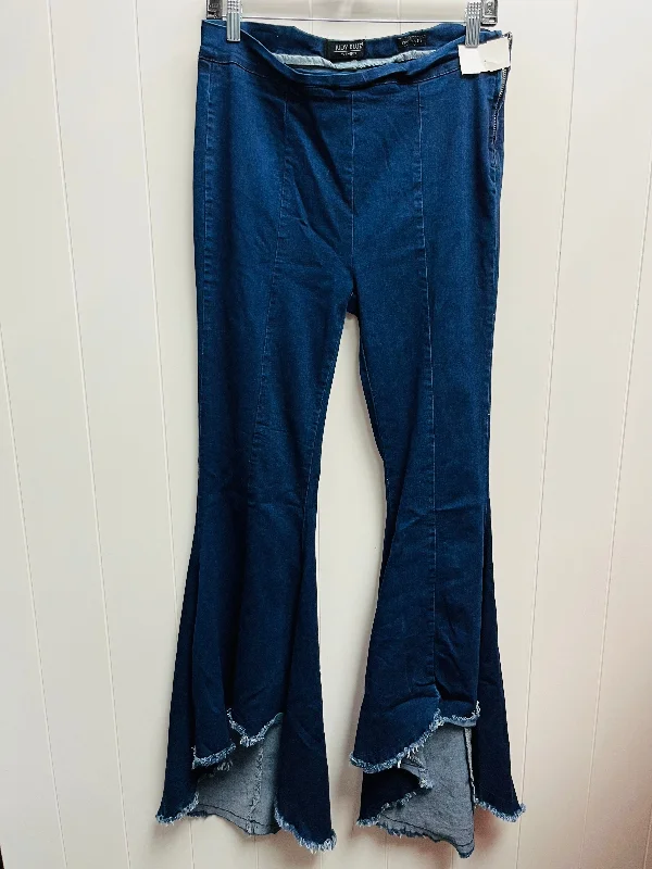 Men's Jeans with Stretch FabricJeans Wide Leg By Judy Blue In Blue Denim, Size: 10