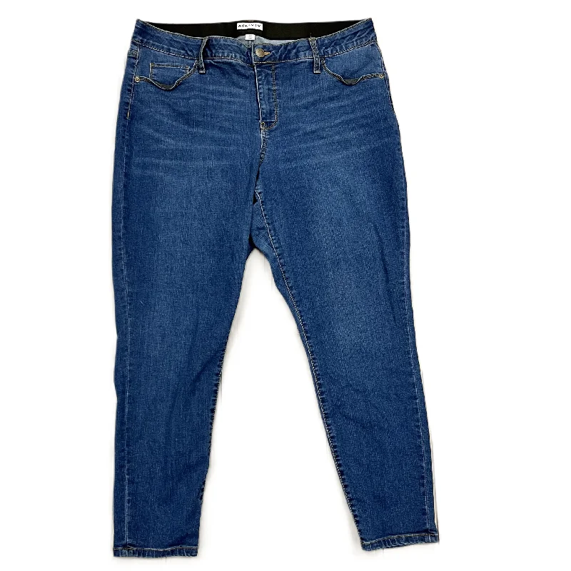 Jeans for Men with a Curvy BodyJeans Jeggings By Ava & Viv In Blue, Size: 18