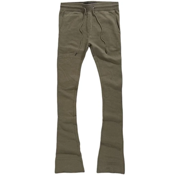 Men's Pants with Wrinkle-Resistant FabricJordan Craig Uptown Stacked Sweatpants (Olive) 8860L Men's Pants with Wrinkle-Resistant FabricJordan Craig Uptown Stacked Sweatpants (Olive) 8860L