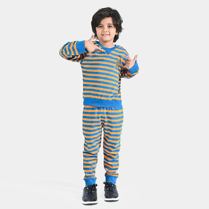 Boys Cotton Terry 2 Piece Suit Cool Dude