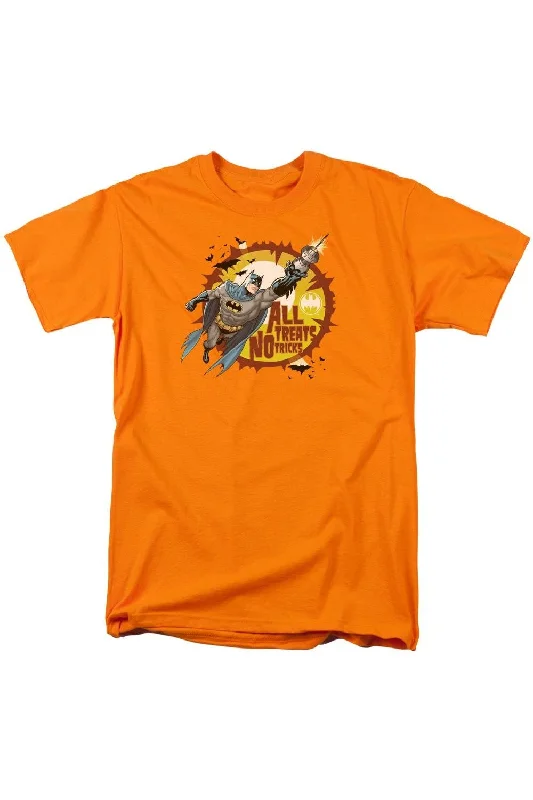 Men's Shirts with Graphic SleevesBatman All Treats Short Sleeve Adult Tee / T-Shirt