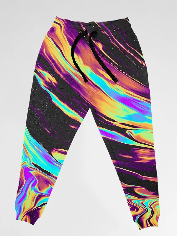 Men's Pants with Contrast WaistbandsRun For Cover Unisex Joggers