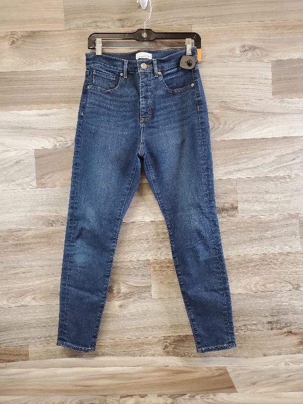 Men's Jeans with EmbroideryJeans Skinny By Loft In Blue Denim, Size: 6