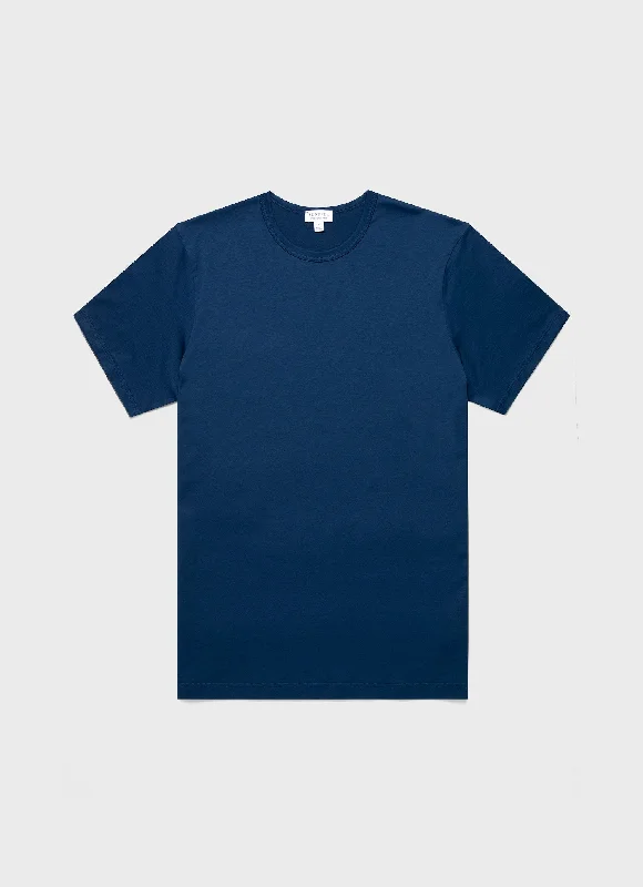 Men's Shirts with Bow TiesMen's Classic T-shirt in Naval Blue