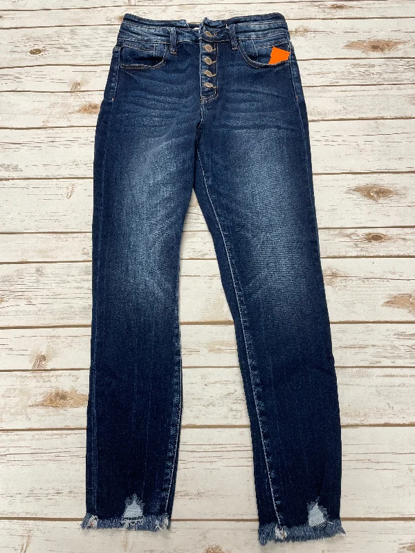 Affordable Designer Men's JeansJeans Skinny By Kancan In Blue Denim, Size: 4