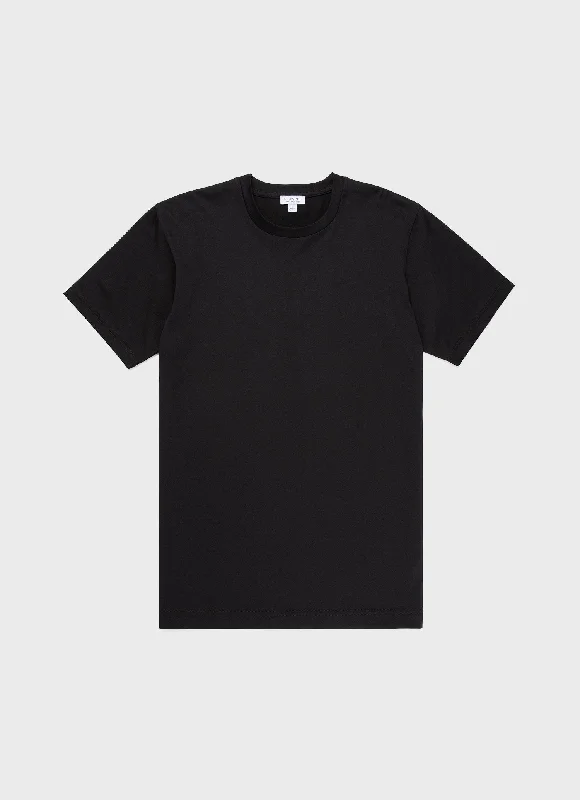 Men's Shirts with Appliquéd SleevesMen's Riviera T-shirt in Black