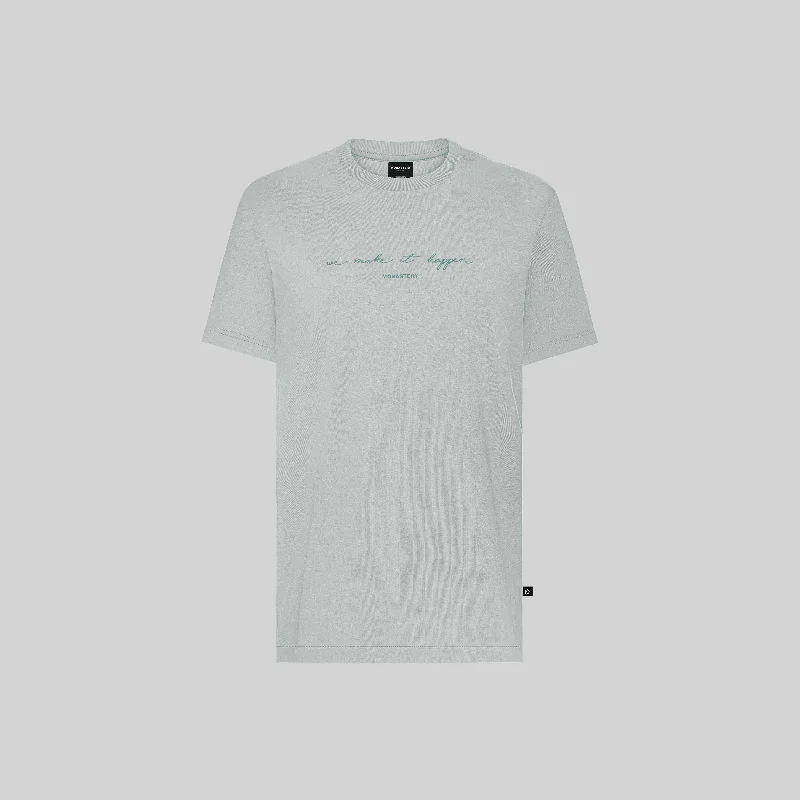 Men's Shirts with Embellished CollarsALPHA T-SHIRT SEA GRASS
