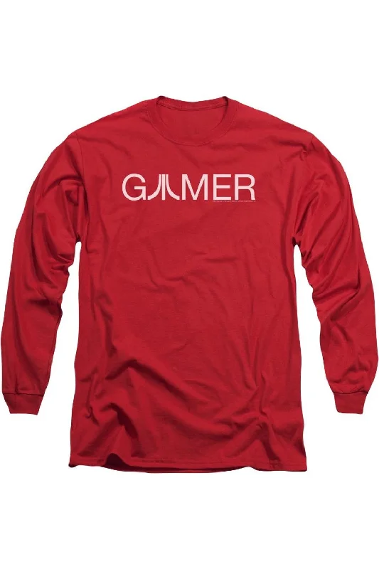 Men's Shirts with Barrel CuffsAtari Gamer Long Sleeve Adult Tee / T-Shirt