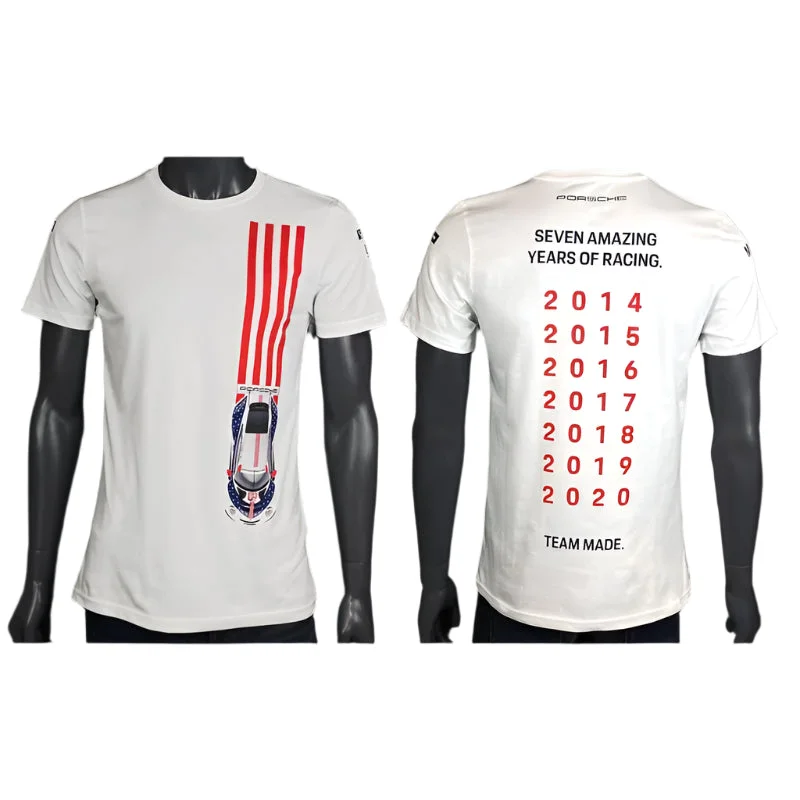 Men's Shirts with Contrast CollarsPorsche Unisex T-Shirt - 911 RSR