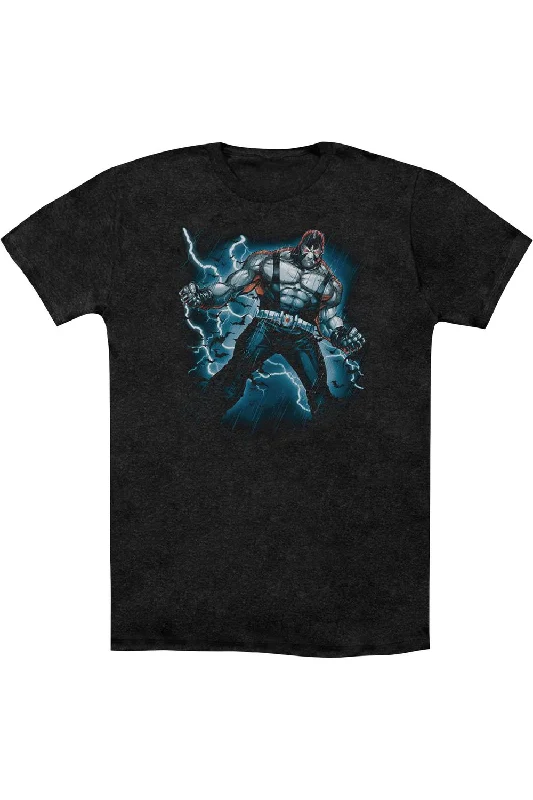 Men's Shirts with Barrel CuffsBatman Stormy Bane Adult Heather Tee / T-Shirt