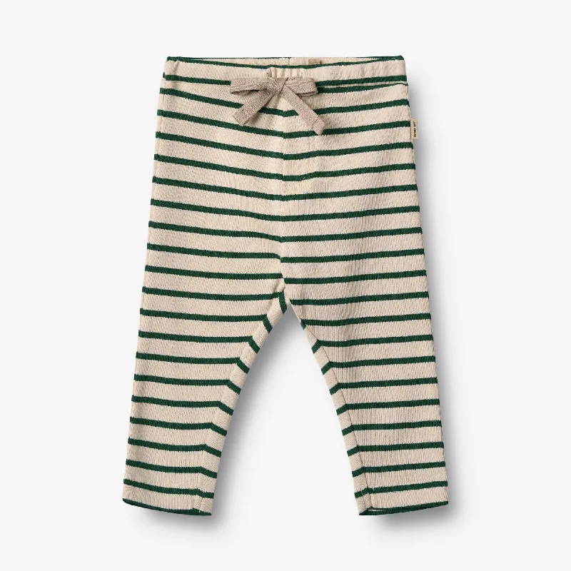 Men's Work Pants for Durability and ComfortJersey Pants Manfred - green stripe