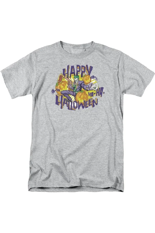 Men's Shirts with Embellished SleevesBatman Ha Ha Halloween Short Sleeve Adult Tee / T-Shirt Men's Shirts with Embellished SleevesBatman Ha Ha Halloween Short Sleeve Adult Tee / T-Shirt