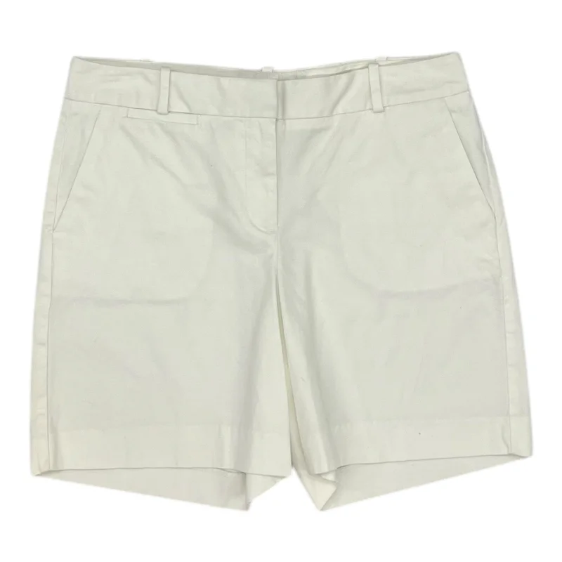 Men's Pants with Wrinkle-Resistant FabricShorts By Talbots In White, Size:10
