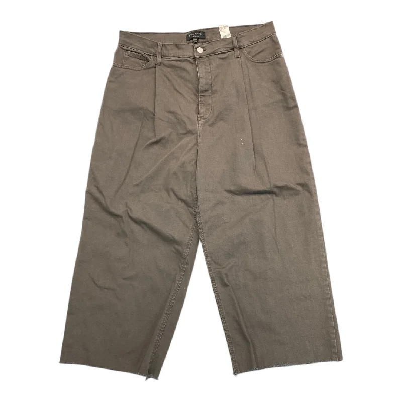 High-Waisted Bootcut Men's JeansJeans Wide Leg By Banana Republic In Green, Size:16