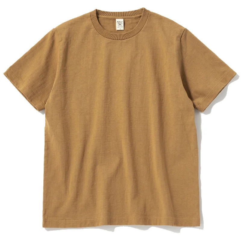 Men's Shirts with Pleated HemlinesJackman Dotsume S/S T-Shirt Almond