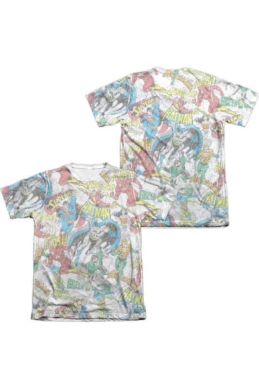 Versatile Men's Tank TopsDC Comics Super Collage (Front/Back Print) Adult 65/35 Poly/Cotton Short Sleeve Tee / T-Shirt Versatile Men's Tank TopsDC Comics Super Collage (Front/Back Print) Adult 65/35 Poly/Cotton Short Sleeve Tee / T-Shirt