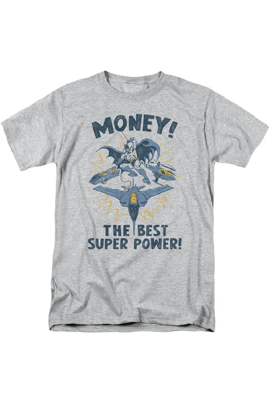 Men's Shirts with Drawstring WaistbandsDC Comics Money Short Sleeve Adult Tee / T-Shirt Men's Shirts with Drawstring WaistbandsDC Comics Money Short Sleeve Adult Tee / T-Shirt