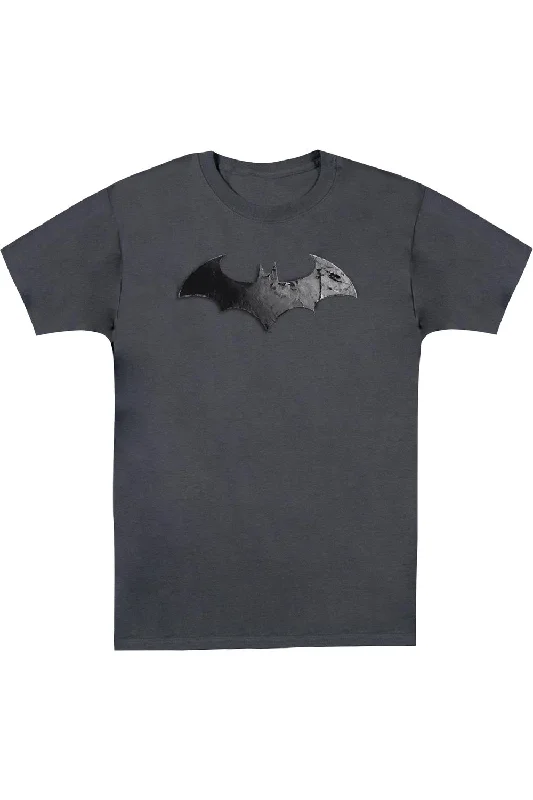 Men's Shirts with Moisture-Wicking FabricBatman Arkham City Bat Logo Short Sleeve Adult Tee / T-Shirt Men's Shirts with Moisture-Wicking FabricBatman Arkham City Bat Logo Short Sleeve Adult Tee / T-Shirt