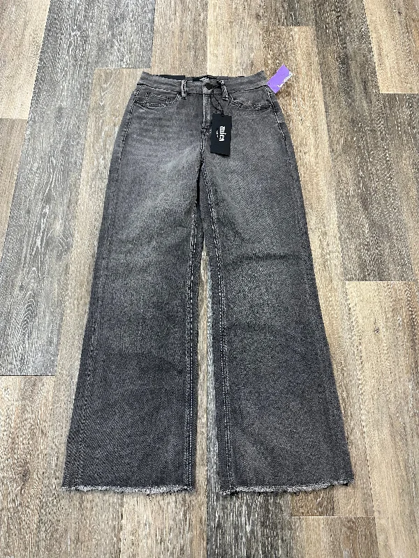 Vintage Men's JeansJeans Wide Leg By Mica In Black Denim, Size: 0