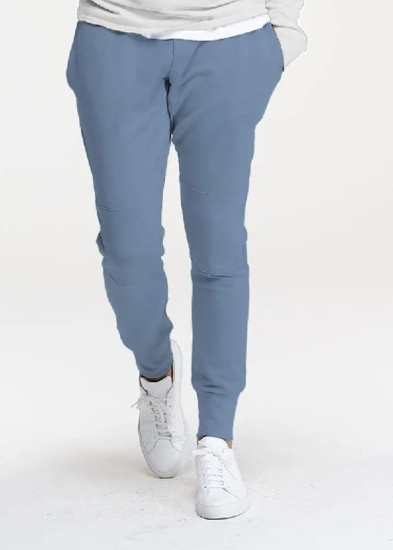 Men's Pants with Belt LoopsSWET Jogger | Medium Blue