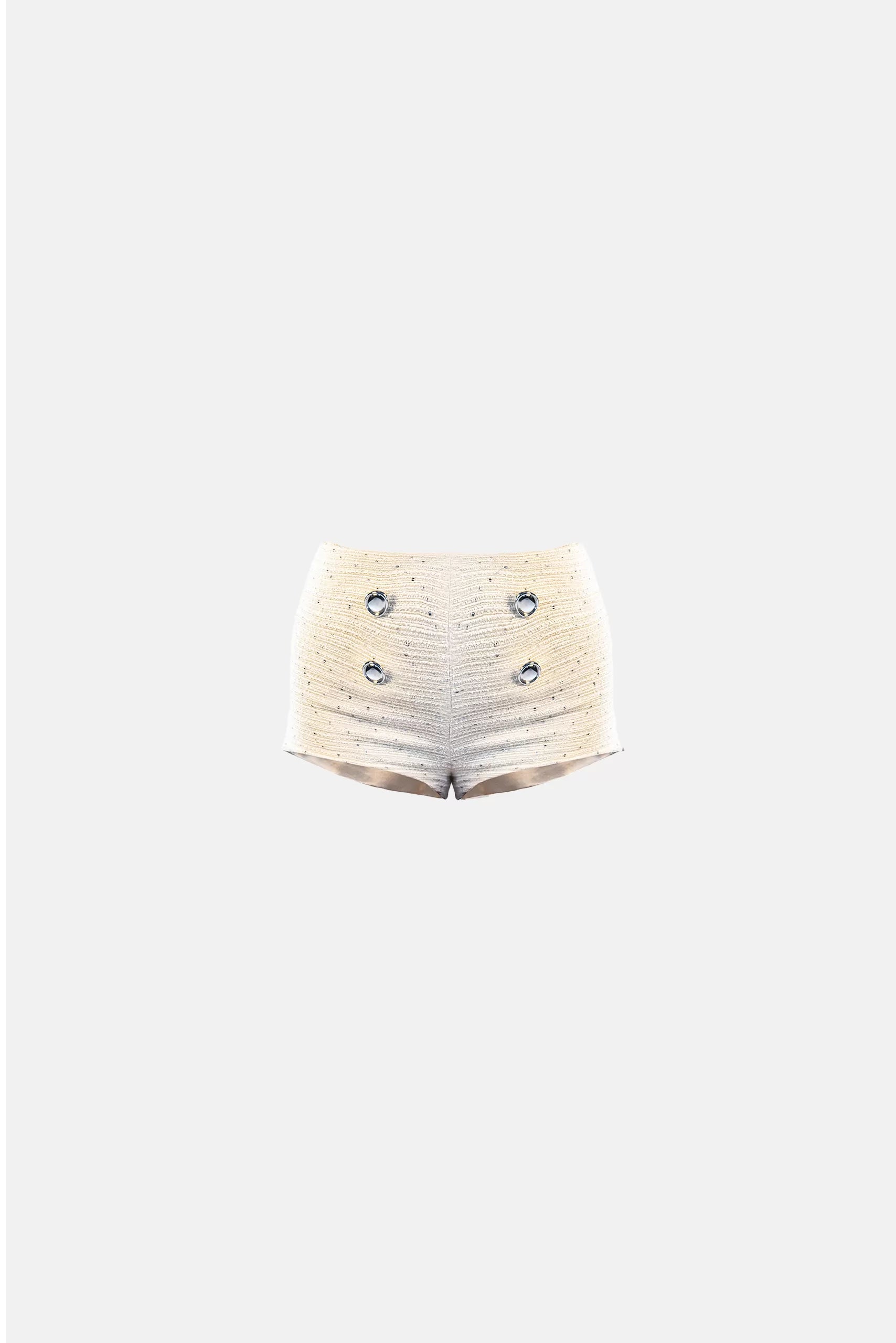 Men's Pants with Stretchable Fabric for FlexibilityMini Shorts Mya in Vanilla