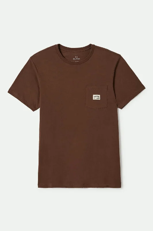 Layered Men's VestsWoodburn S/S Tailored Pocket T-Shirt - Pinecone Brown