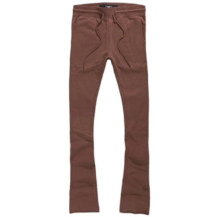 Men's Custom-Fit Pants for a Personalized TouchJordan Craig Uptown Stacked Sweatpants (Chocolate) 8860L Men's Custom-Fit Pants for a Personalized TouchJordan Craig Uptown Stacked Sweatpants (Chocolate) 8860L