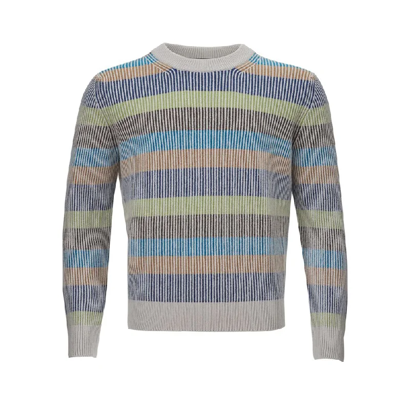 Men's Sweaters for WinterGran Sasso Elegant multi Cashmere Sweater for Men's Men