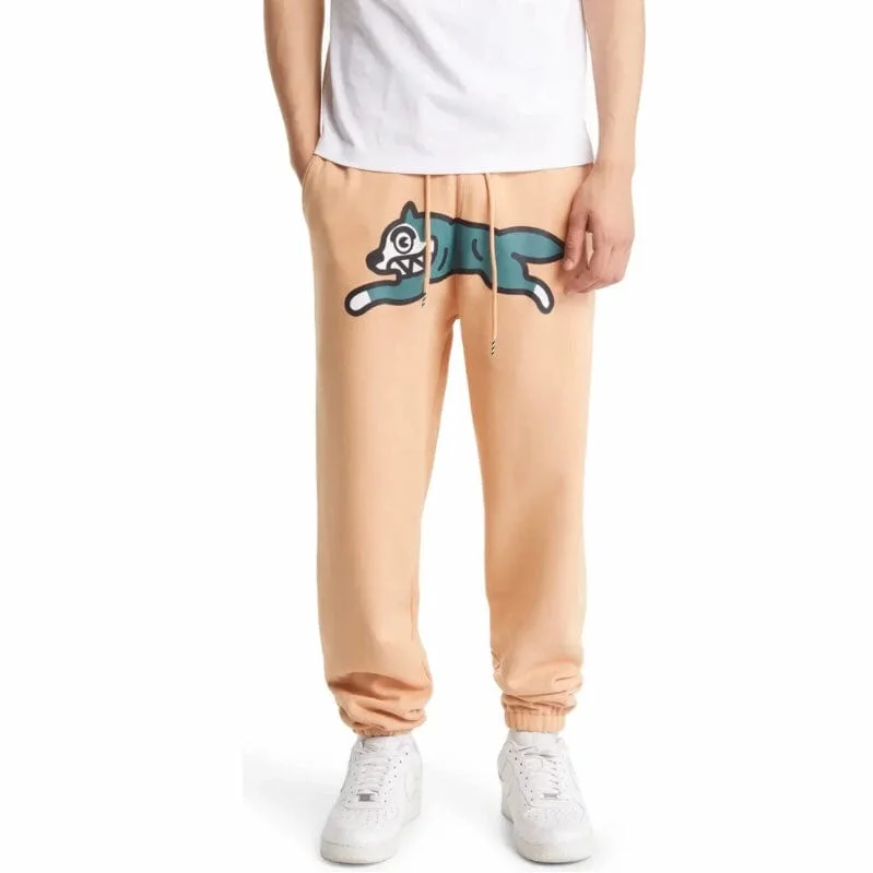 Men's Pants with Flat-Front DesignsIce Cream Running Dog Sweatpants (Toast) 421-9106