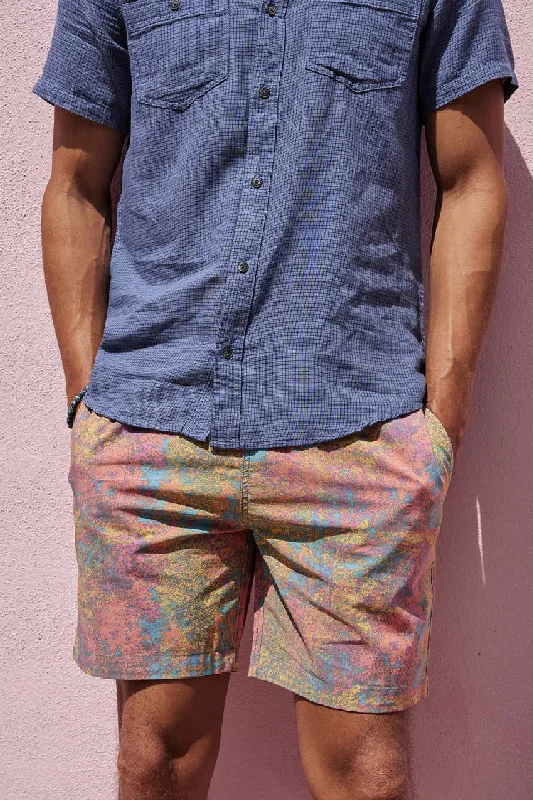 Men's Patterned Pants with ChecksToad & Co Boundless Pull-On Short