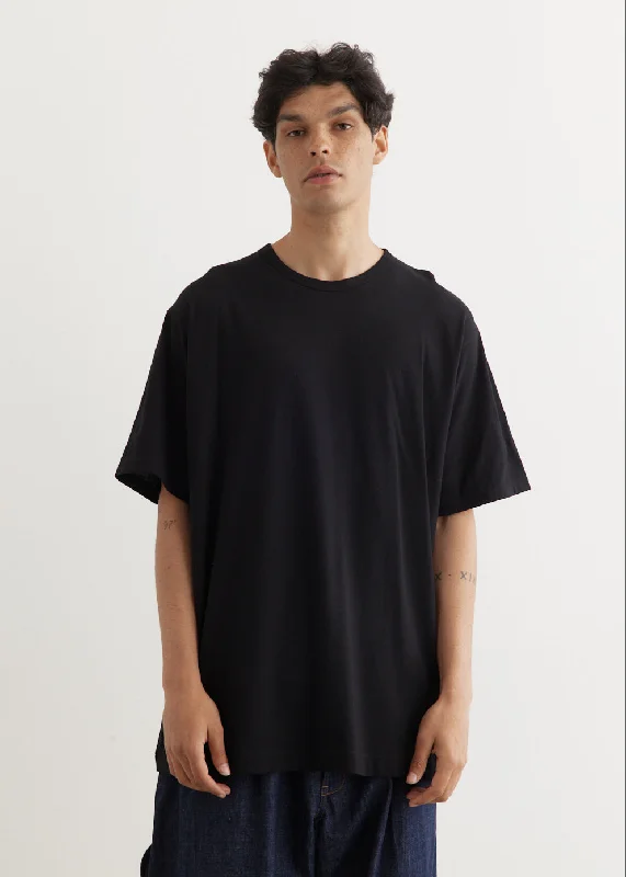 Solid-Colored Men's ShirtsLogo Half T-Shirt