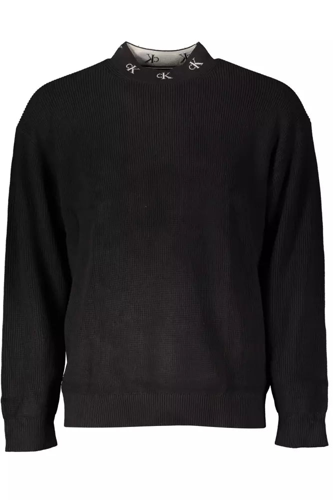Elegant Men's Shawl-Collar SweatersCalvin Klein Cotton Men Men's Sweater