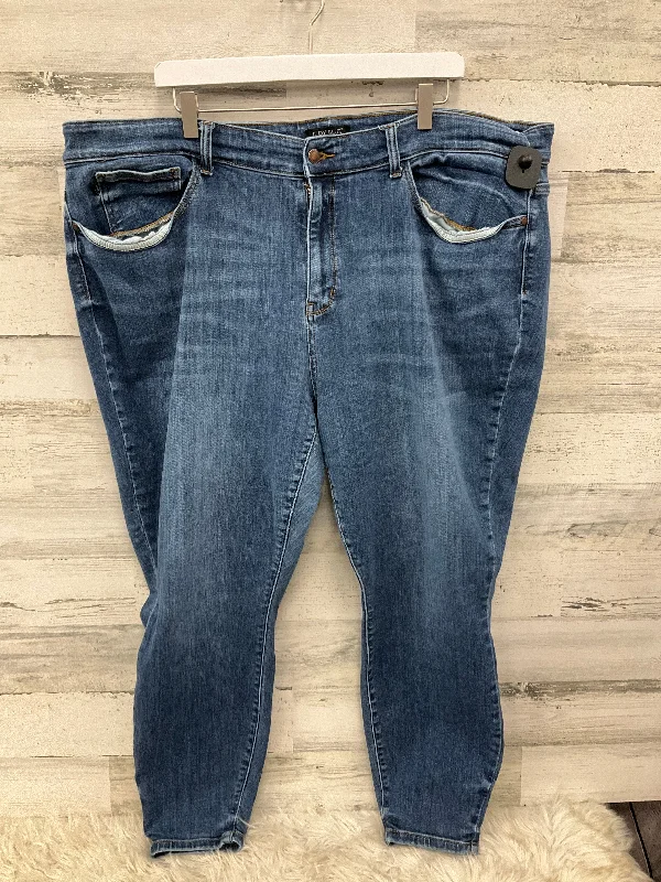 Men's Jeans with a Distressed LookJeans Skinny By Judy Blue In Blue Denim, Size: 24