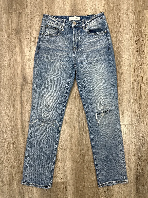 XL Men's JeansJeans Straight By Risen In Blue Denim, Size: 0