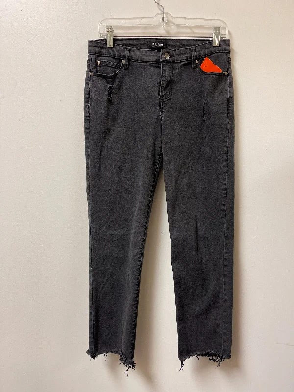 Men's Jeans with a Distressed LookJeans Straight By Buffalo David Bitton In Grey Denim, Size: 10
