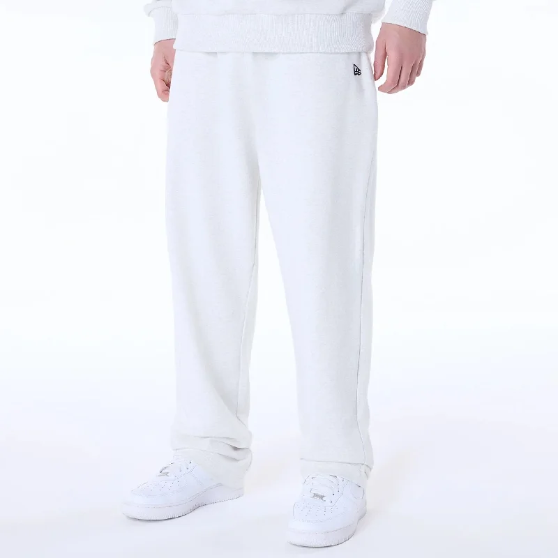 Men's Pants with Functional PocketsNew Era Straight Pastel Grey Joggers