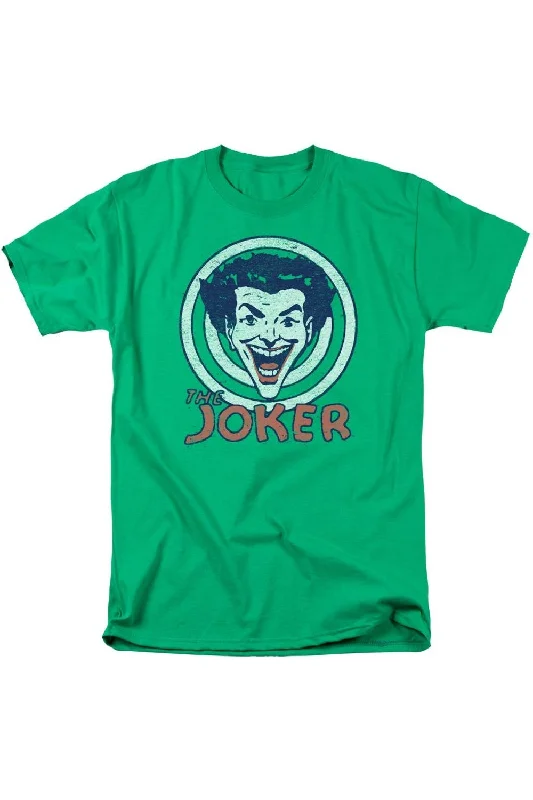Men's Shirts with Patchwork PatternsDC Comics Joke Target Short Sleeve Adult Tee / T-Shirt