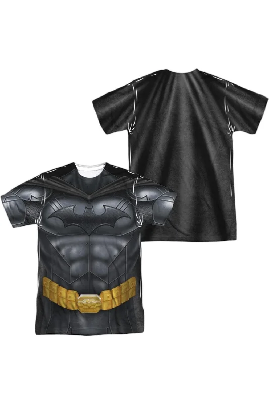 Men's Shirts with Pin CollarsBatman Athletic Uniform (Front/Back Print) Short Sleeve Adult Poly Crew Tee / T-Shirt Men's Shirts with Pin CollarsBatman Athletic Uniform (Front/Back Print) Short Sleeve Adult Poly Crew Tee / T-Shirt