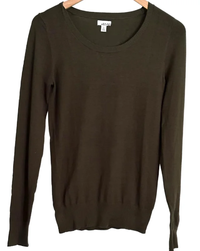 Men's Sweaters with Zip-Up CollarsDark Autumn Forest Crewneck Sweater