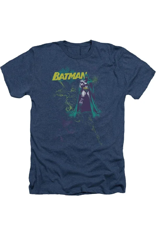 Elegant Men's Dress ShirtsBatman Bat Spray Adult Heather Tee / T-Shirt