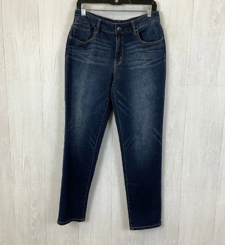Men's Jeans Made in USAJeans Boyfriend By Chicos In Blue Denim, Size: 6