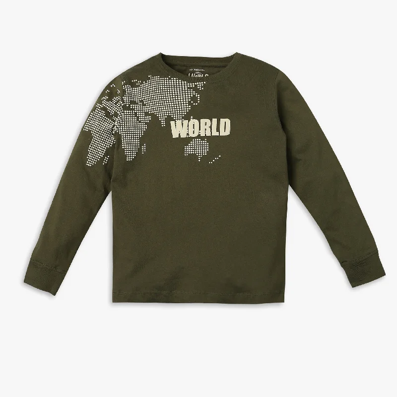 Men's Shirts with Convertible CollarsGirls Regular Fit Graphic Sweat Tee