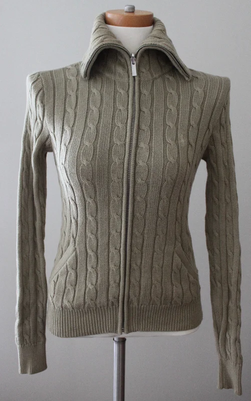 Men's Sweaters for WinterSoft Autumn Cable Knit Zip Sweater