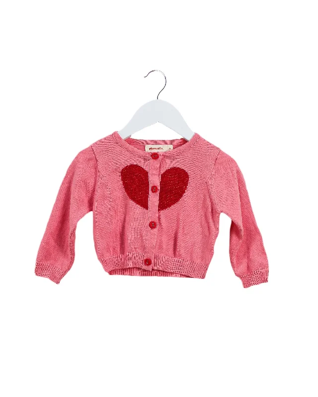 Men's Sweaters with Low-Neck DesignsMomonittu Cardigan 6M (70cm)