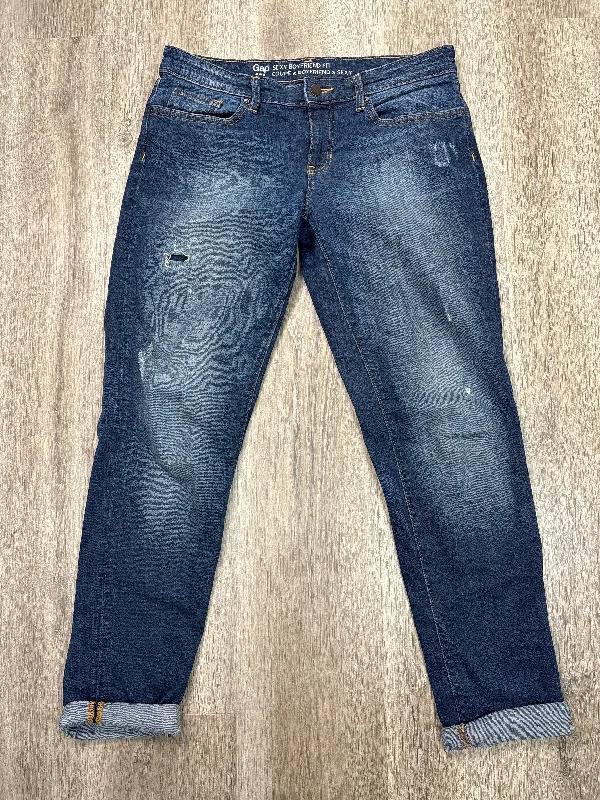 Dark Wash Men's JeansJeans Boyfriend By Gap In Blue, Size: 4