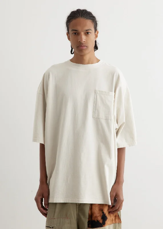 Men's Shirts with Appliqué DetailsJersey 2Tones Big Pocket T-Shirt