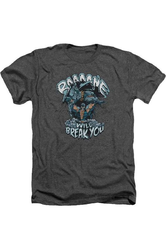 Men's Shirts with Pin CollarsBatman Bane Will Break You Adult Heather Tee / T-Shirt